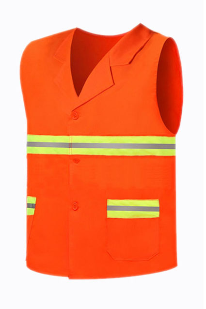 襯衣領反光服裝環(huán)衛(wèi)馬甲